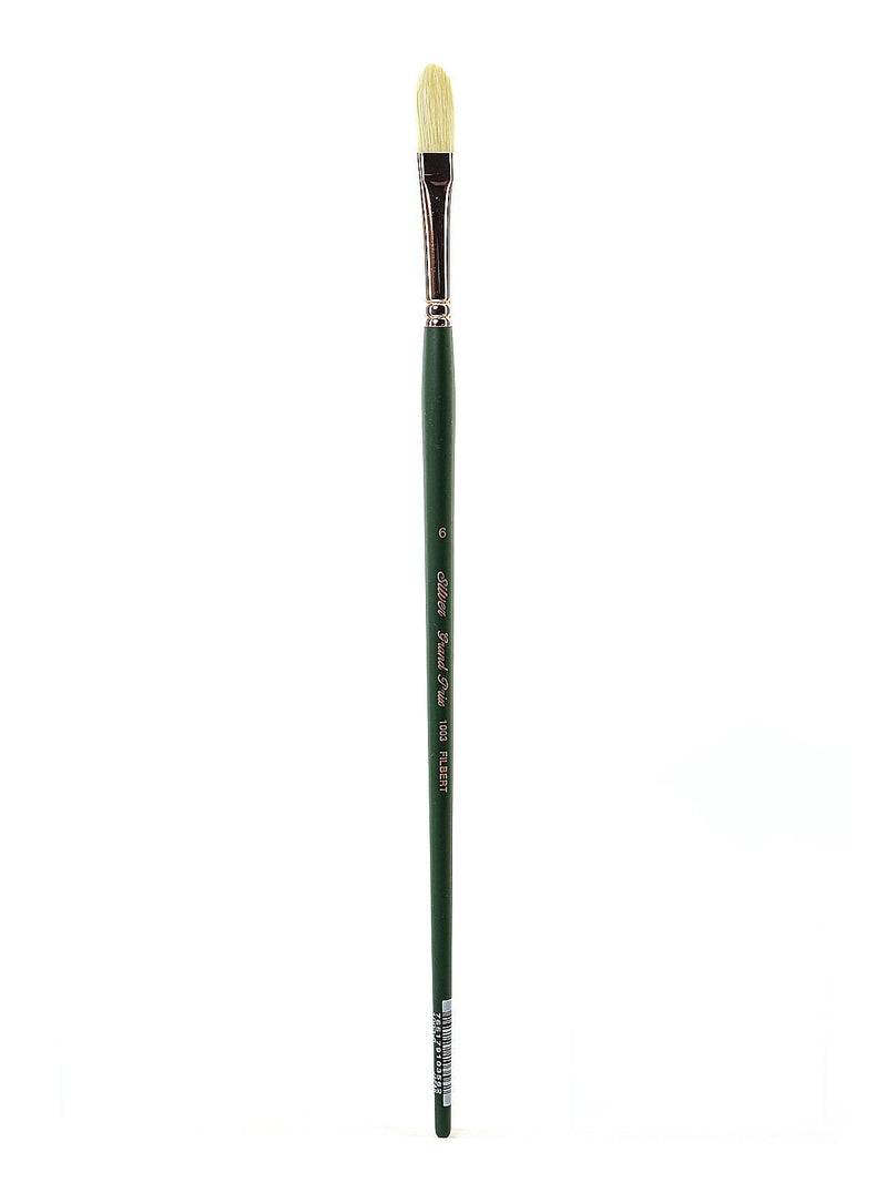 Silver Brush Grand Prix Series 1003 Hog Bristle Brush 6 Filbert 1003