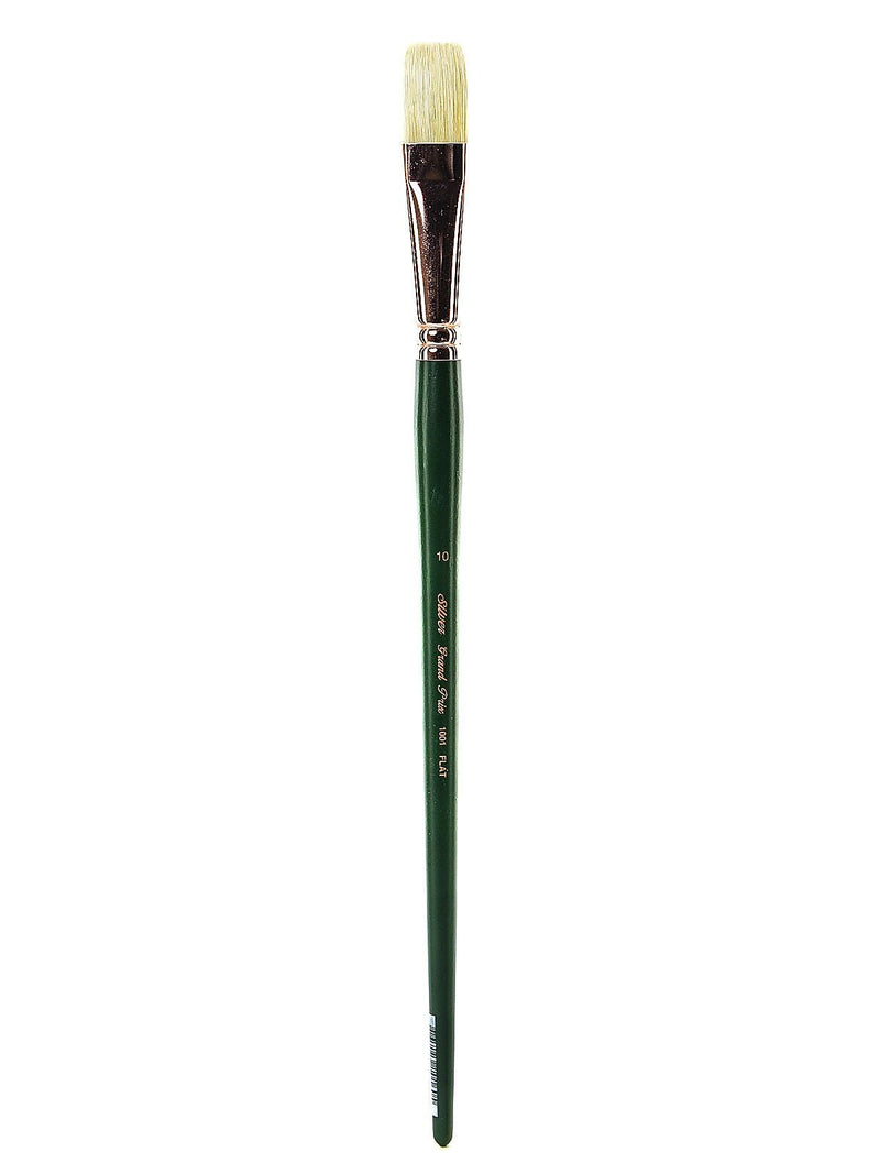 Silver Brush Grand Prix Series-1003 Hog Bristle Brush, 10 Flat No 1001 (78100)