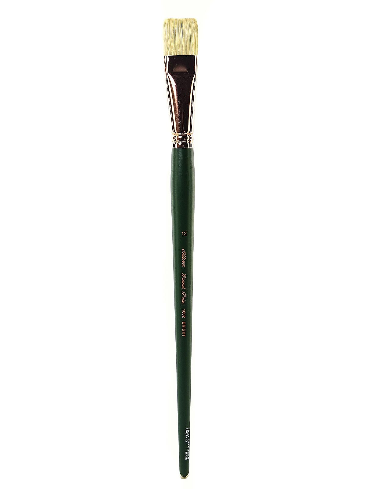 Silver Brush Grand Prix Series 1003 Hog Bristle Brush, 12 Bright No 1002 (78660)