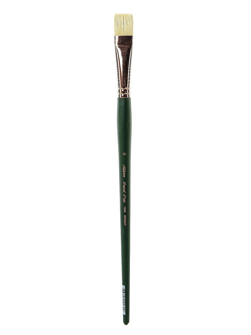 Silver Brush Grand Prix Series-1003 Hog Bristle Brush, 10 Bright No 1002 (85113)