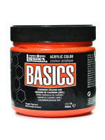 Liquitex Basics Acrylics Colors, Cadmium Orange Hue, 32Oz Jar (79548)