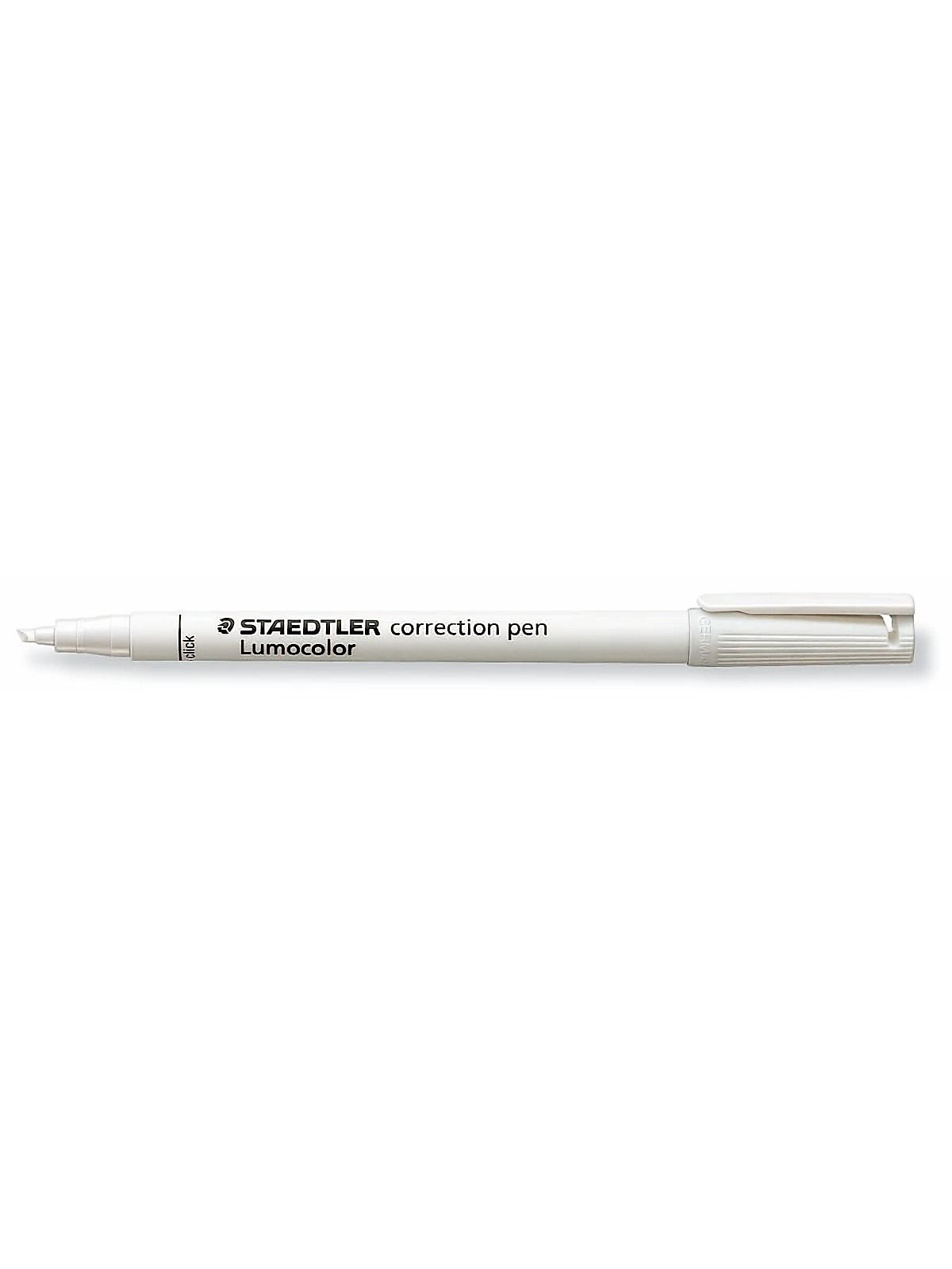 Staedtler Lumocolor Correction Pen, White, 10/Pack (30848-PK10)