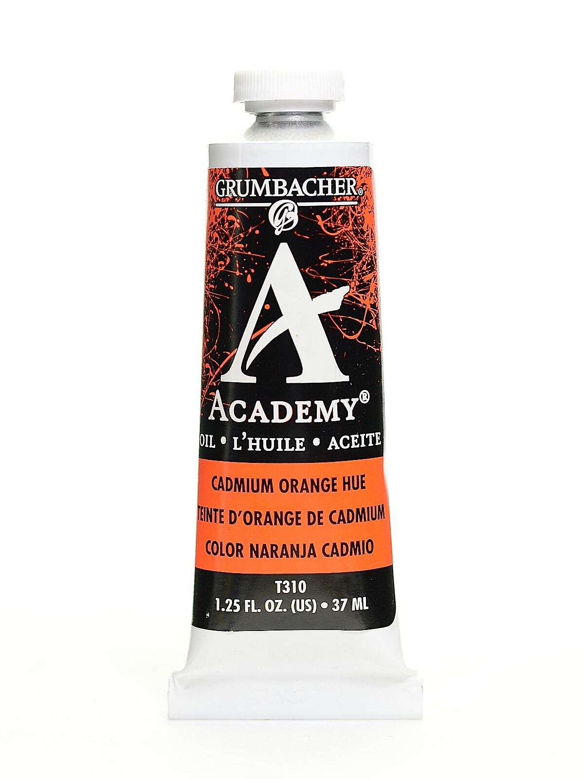Grumbacher Academy Oil Colors Cadmium Orange Hue 1.25 Oz. [Pack Of 3]