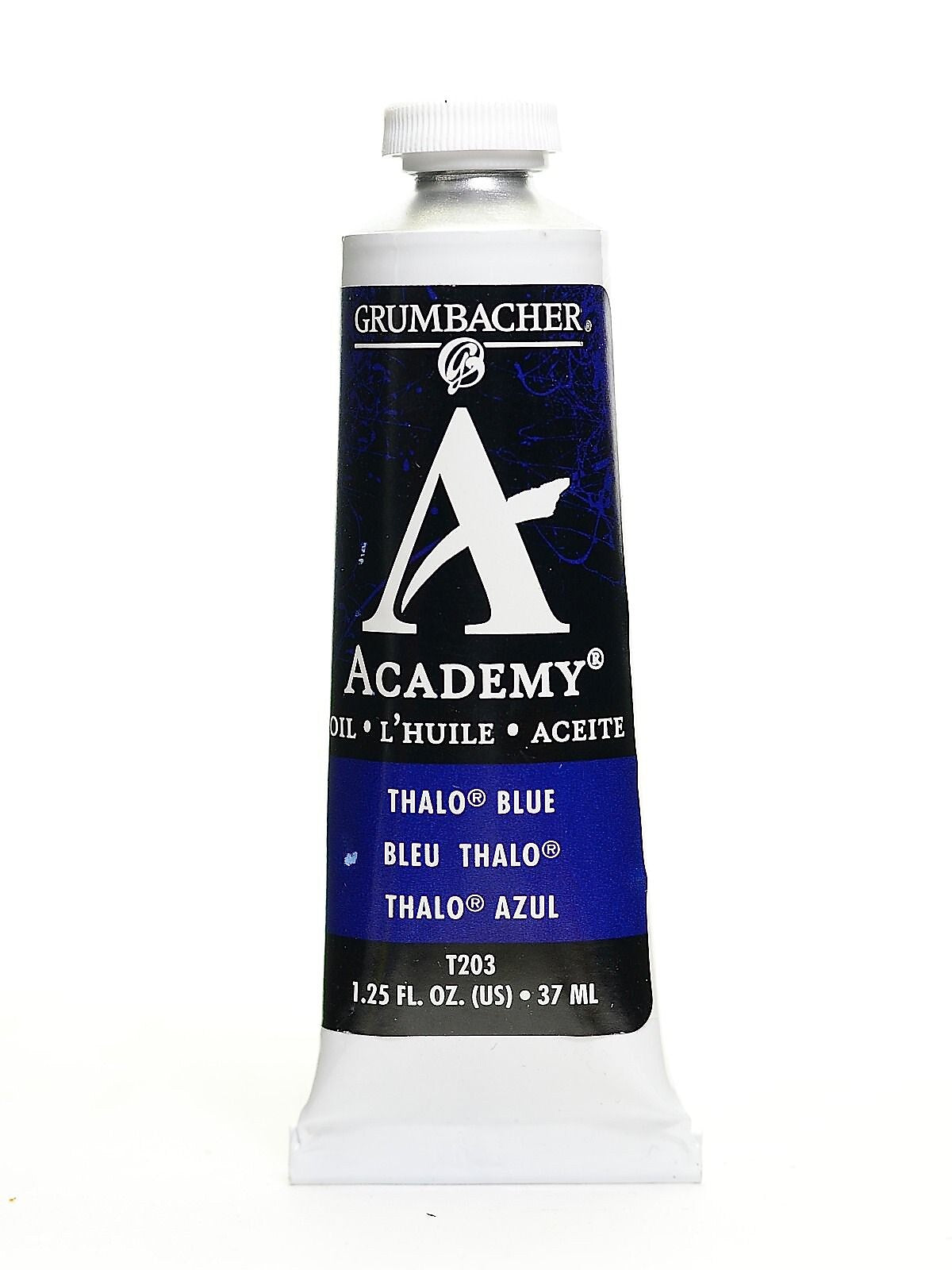 Grumbacher Academy Oil Colors Thalo Blue 1.25 Oz. [Pack Of 3]