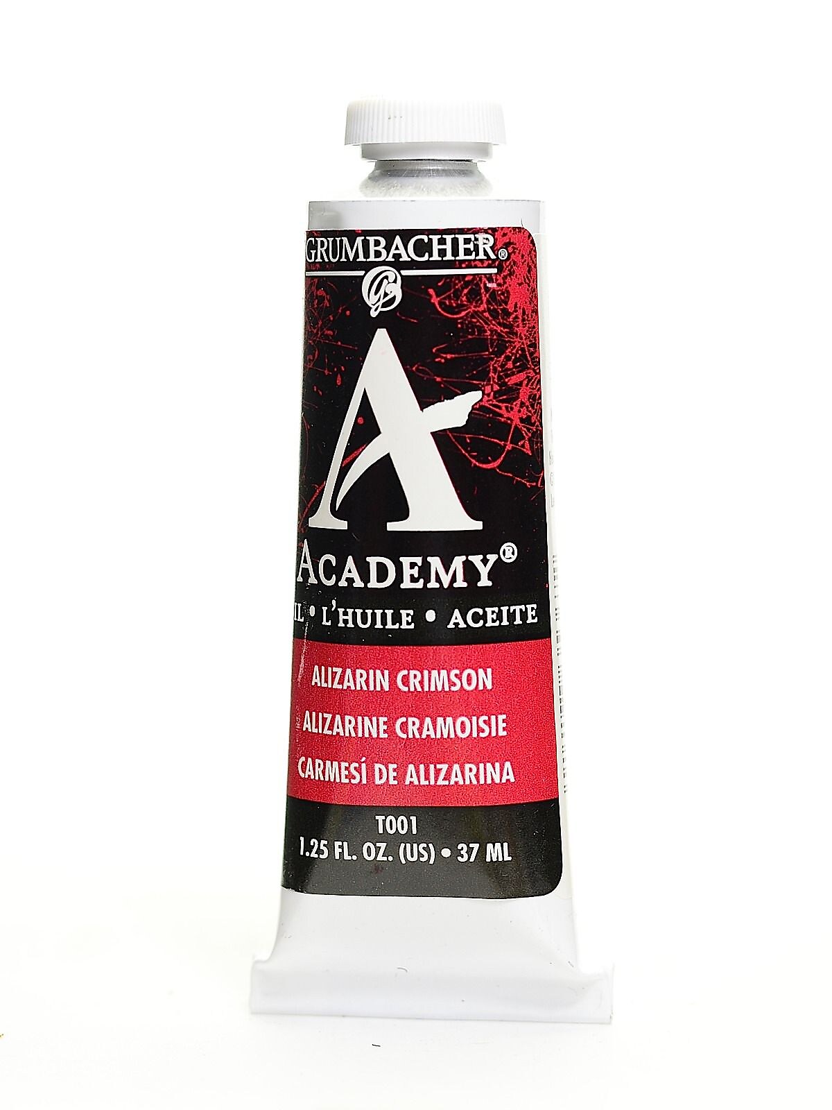 Grumbacher Academy Oil Colors Alizarin Crimson 1.25 Oz. [Pack Of 3]