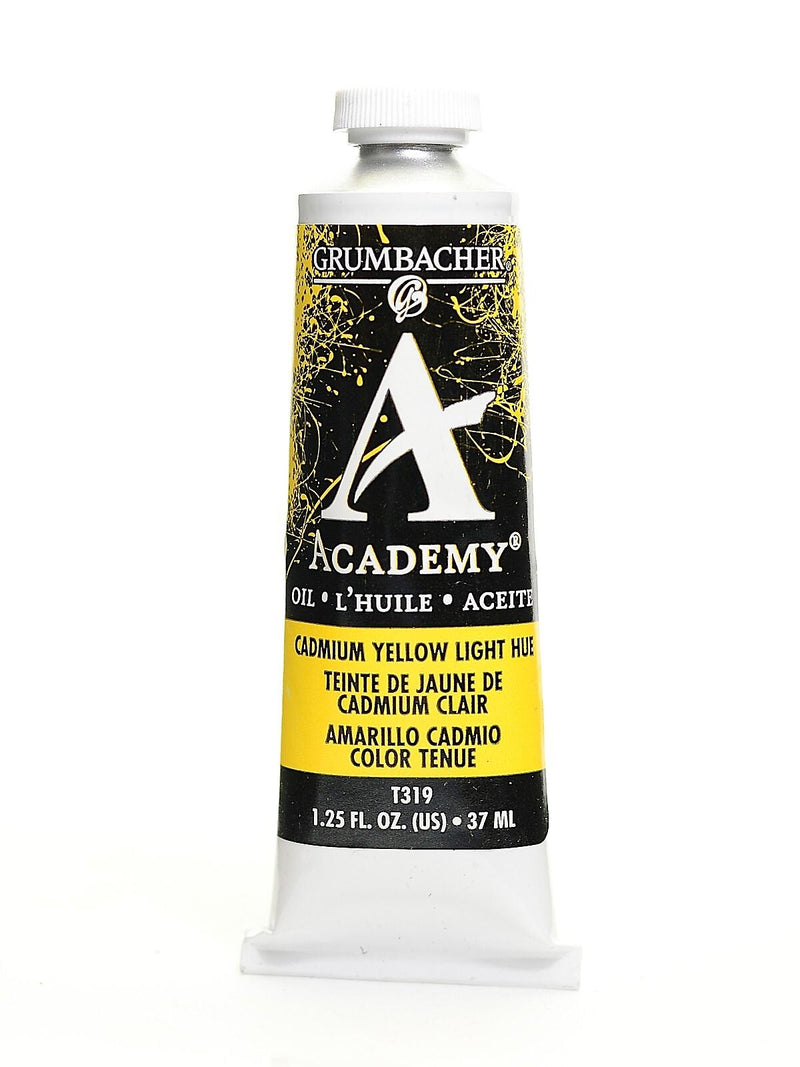 Grumbacher Academy Oil Colors Cadmium Yellow Light Hue 1.25 Oz. [Pack Of 3]