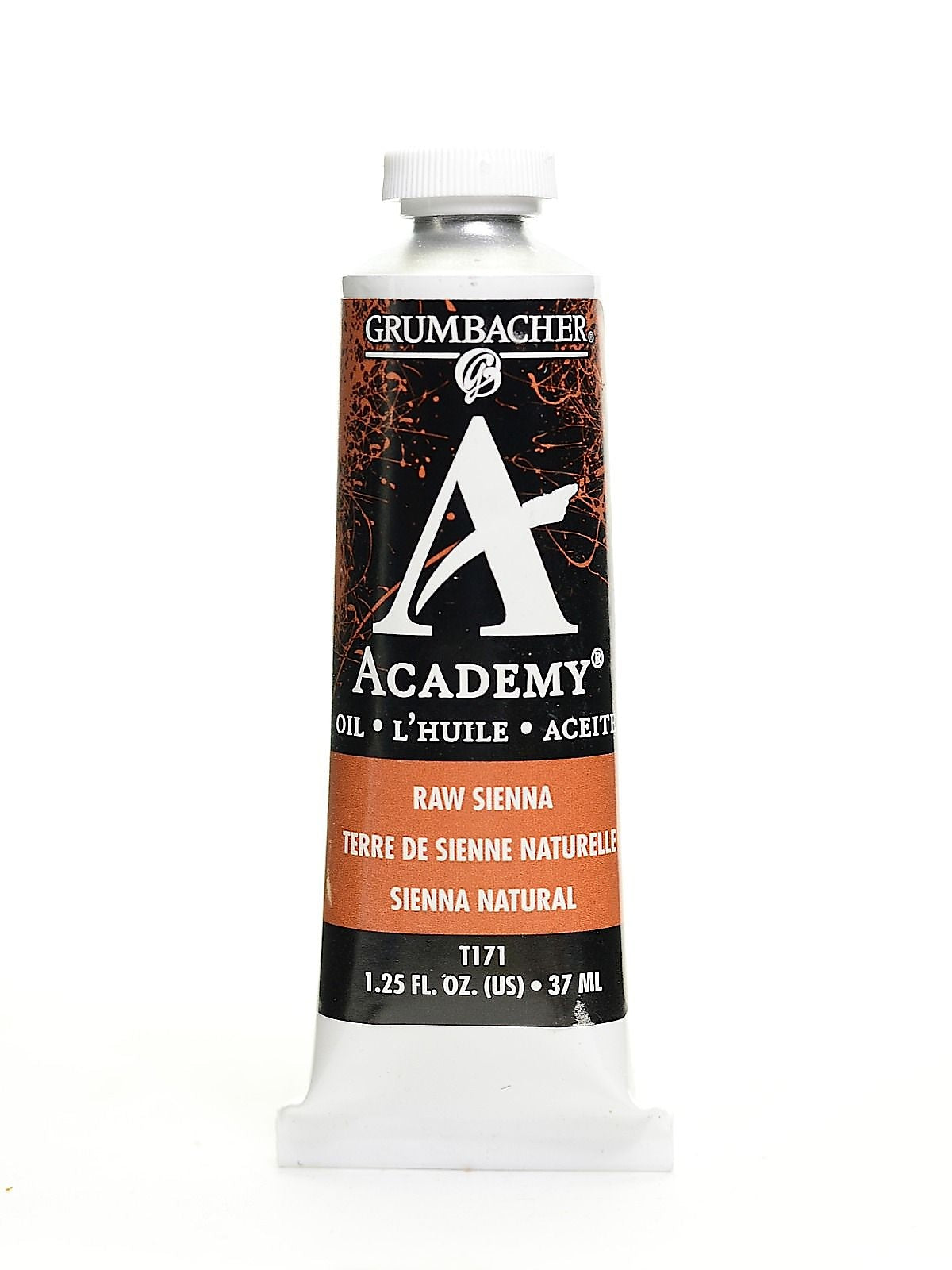 Grumbacher Academy Oil Colors Raw Sienna 1.25 Oz. [Pack Of 3]