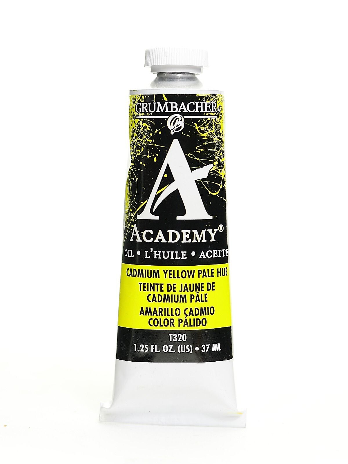 Grumbacher Academy Oil Colors Cadmium Yellow Pale Hue 1.25 Oz. [Pack Of 3]