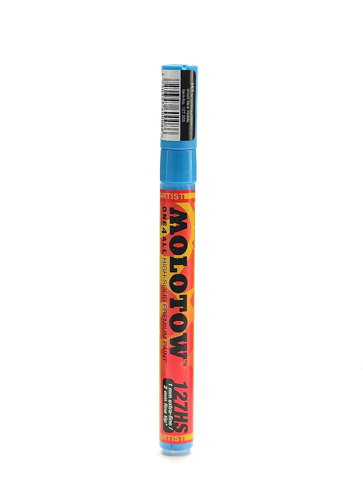 Molotow One4All Acrylic Paint Markers 2 mm shock blue middle 161 [Pack of 6]