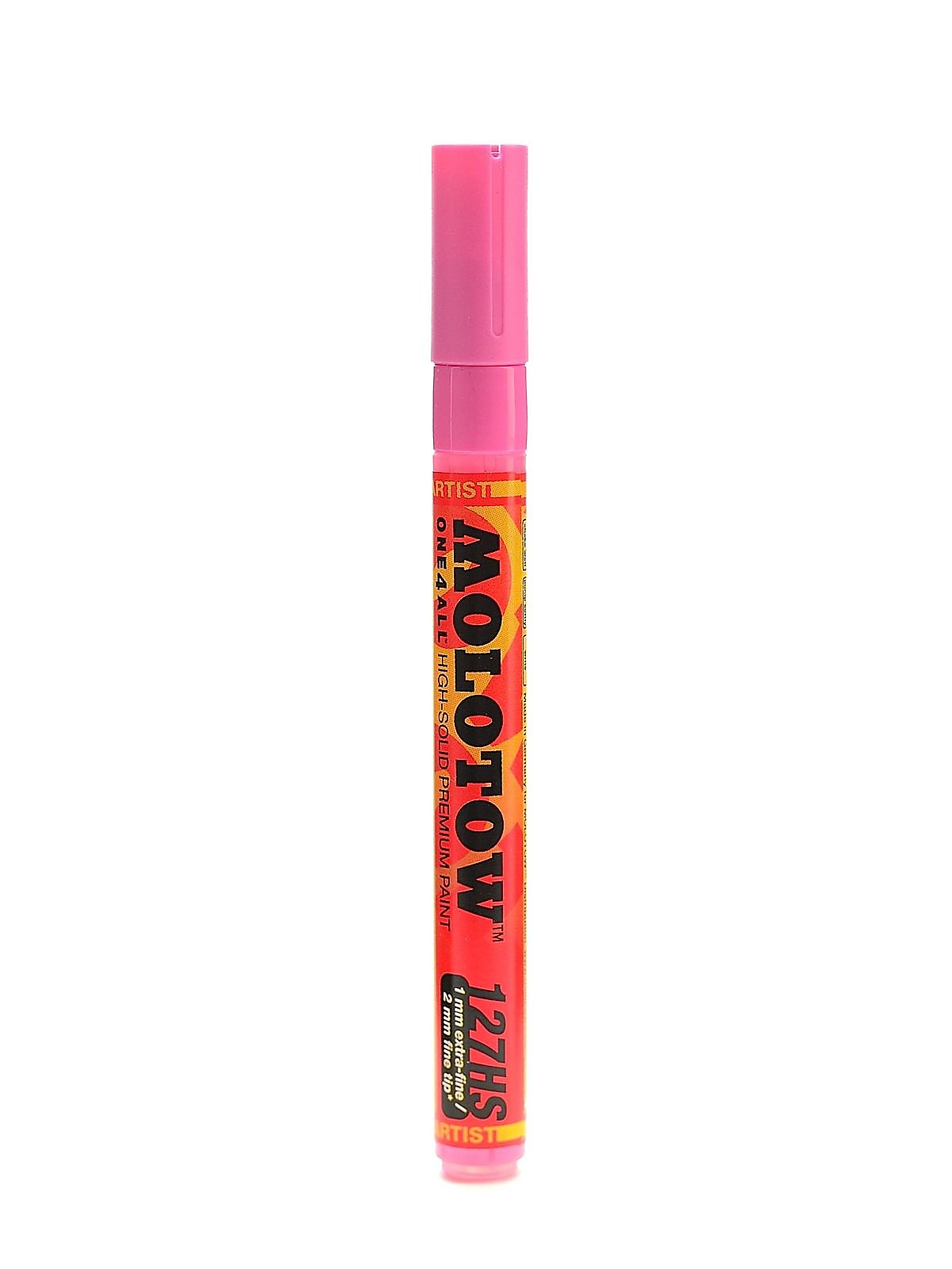 Molotow One4All Acrylic Paint Marker, 2 mm, Neon Pink #200 [Pack of 6]
