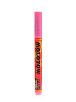 Molotow One4All Acrylic Paint Marker, 2 mm, Neon Pink #200 [Pack of 6]