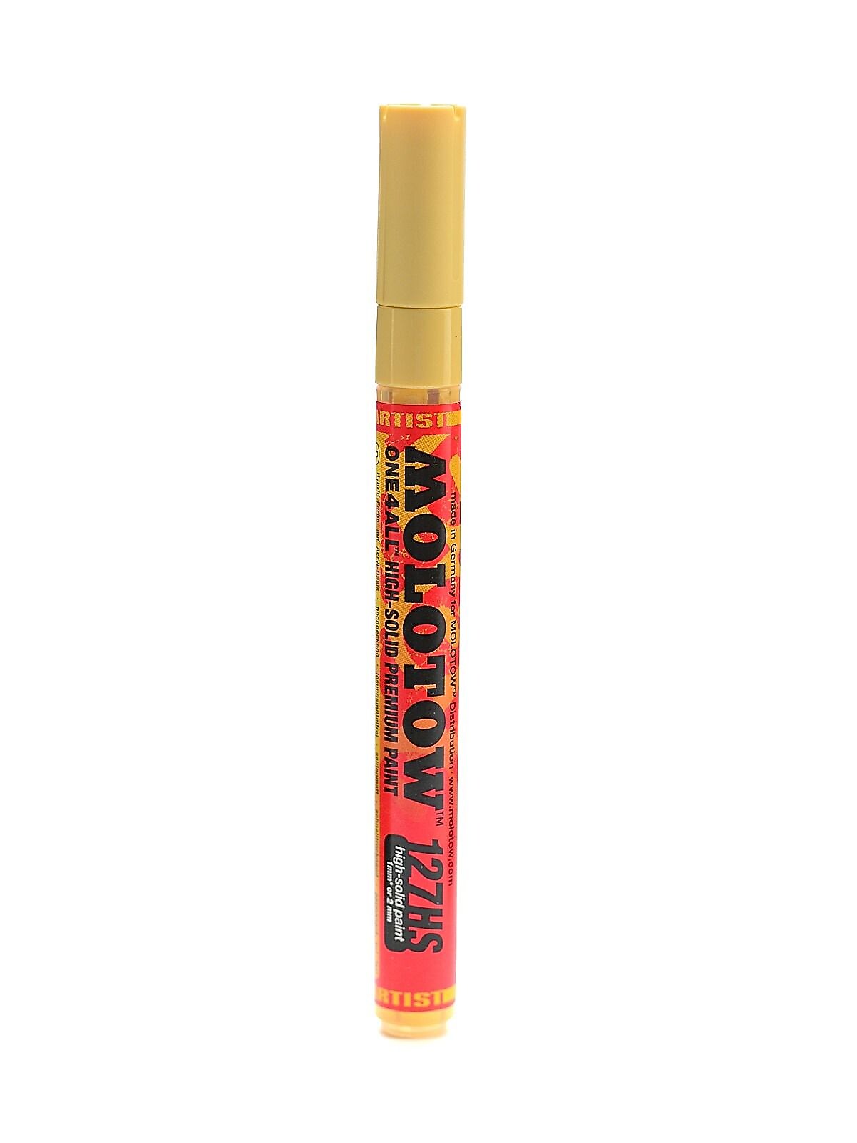 Molotow One4All Acrylic Paint Markers 2 mm sahara beige pastel 009 [Pack of 6]
