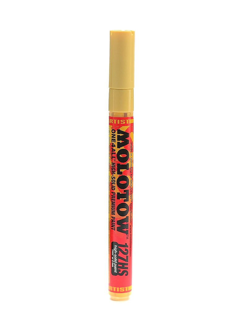 Molotow One4All Acrylic Paint Markers 2 mm sahara beige pastel 009 [Pack of 6]