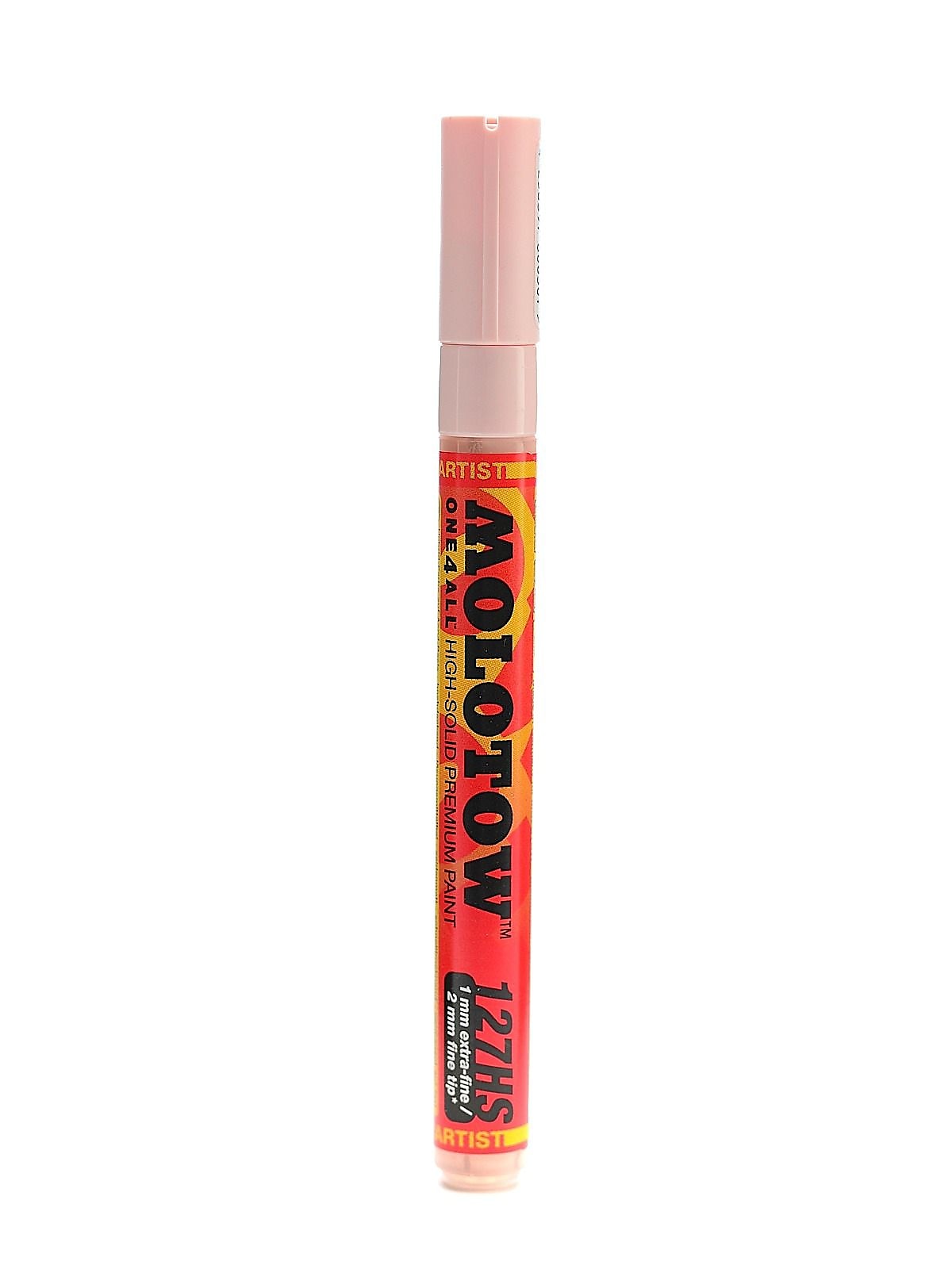 Molotow One4All Acrylic Paint Marker, 2 mm, Pale Pink Pastel #207 [Pack of 6]