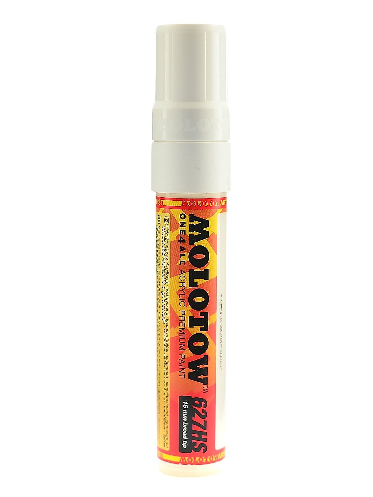 Molotow One4All Acrylic Paint Marker, 15 mm, Signal White #160 [Pack of 3]