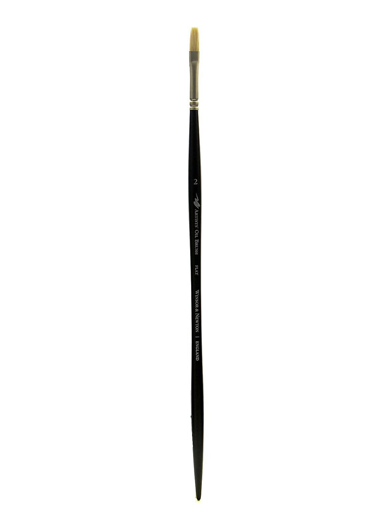 Winsor And Newton Artists' Oil Brushes, 2 Flat (10321)