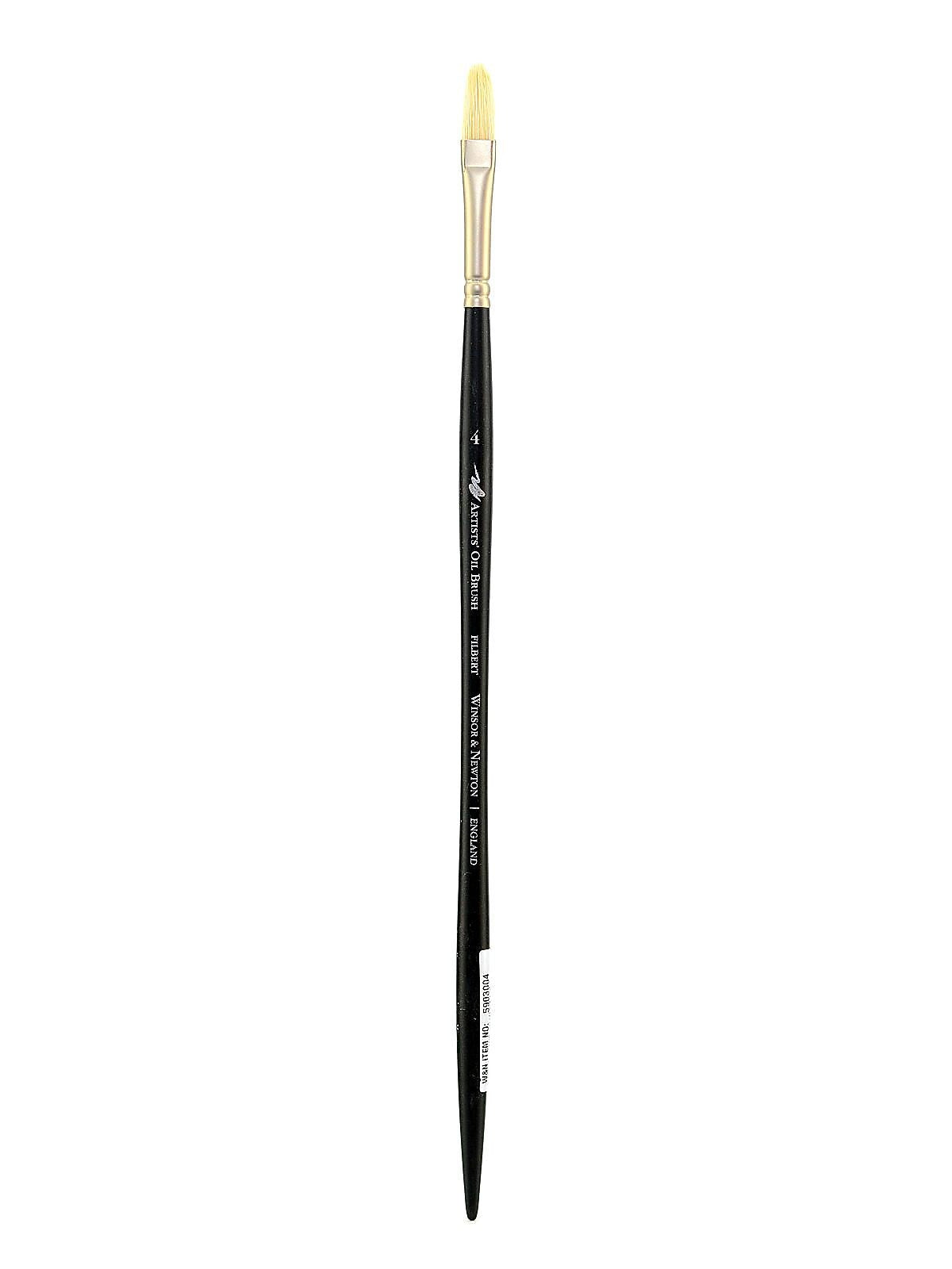 Winsor And Newton Artists' Oil Brushes, 4-Filbert (20202)