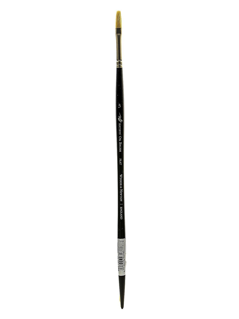 Winsor And Newton Artists' Oil Brushes 3 Flat
