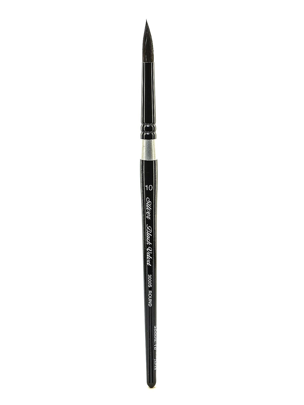 Silver Brush Black Velvet Series Brushes, 10-Round 3000S (18299)