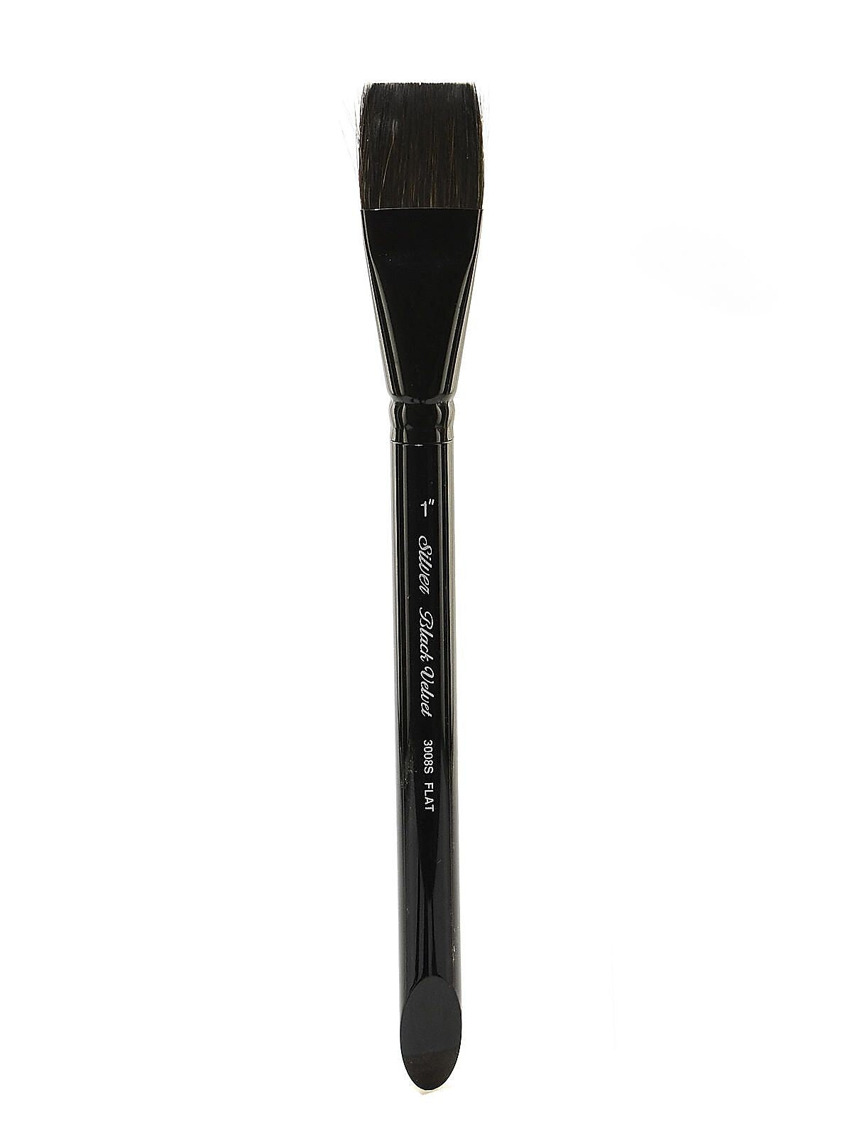 Silver Brush Black Velvet Series Brushes, 1" Square Wash No 3008S (23823)
