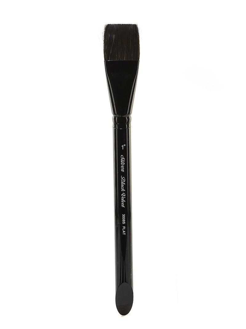 Silver Brush Black Velvet Series Brushes, 1" Square Wash No 3008S (23823)