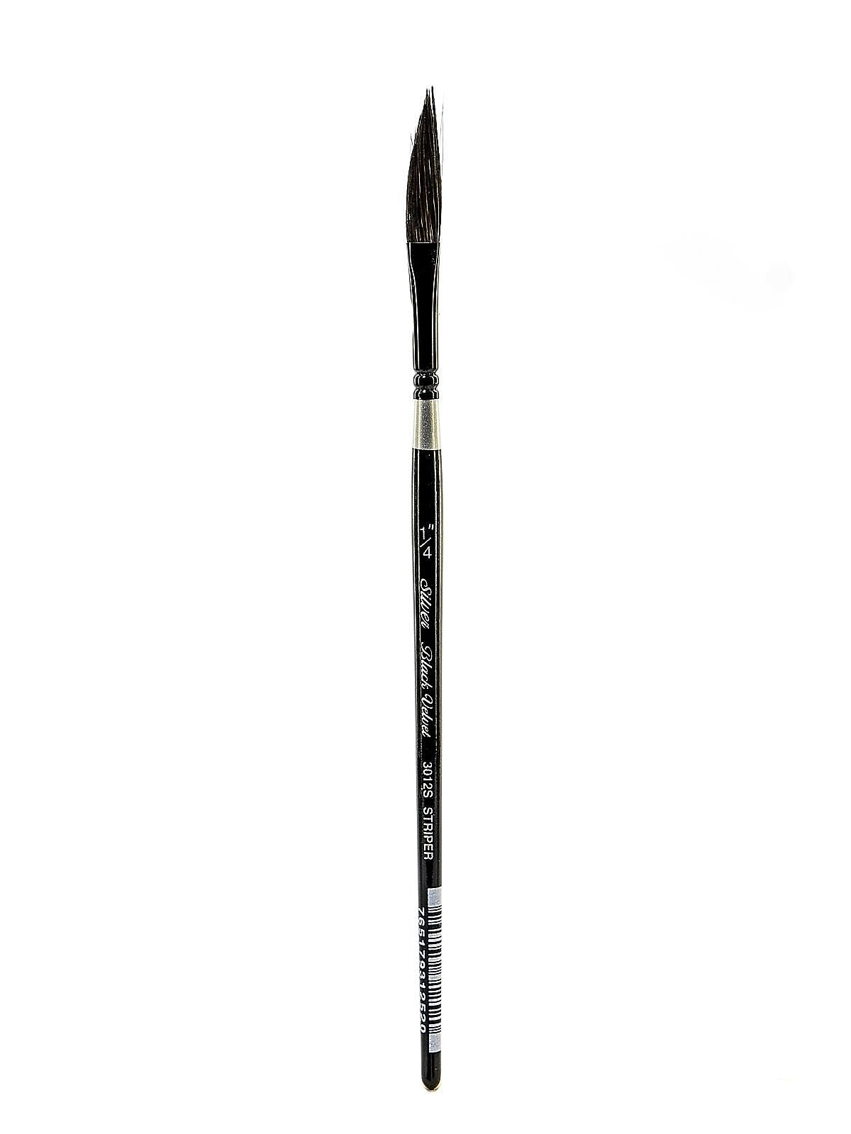 Silver Brush Black Velvet Series Brushes 1/4 In. Dagger Striper 3012S