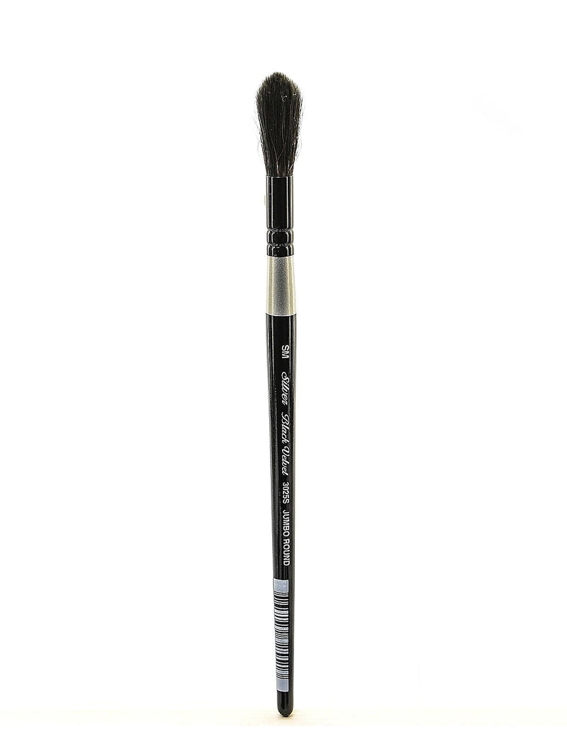 Silver Brush Black Velvet Series Brushes Small Jumbo Round Wash 3025S (71425)