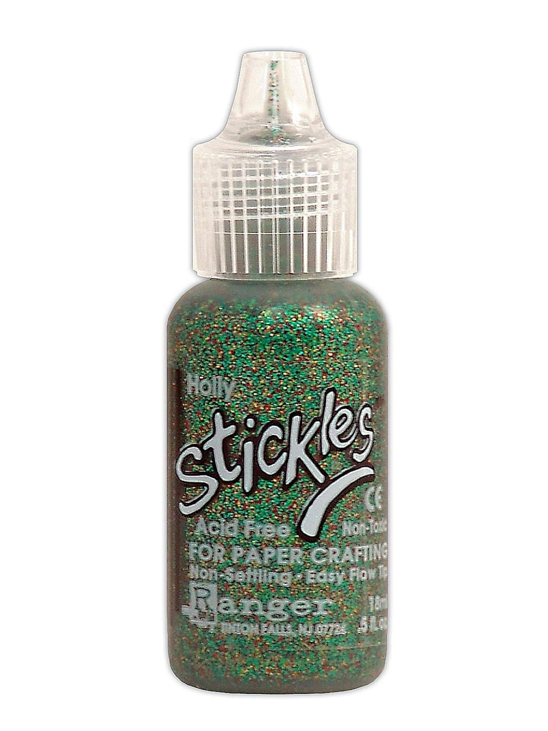 Ranger Stickles Glitter Glue Holly 0.5 Oz. Bottle [Pack Of 6]