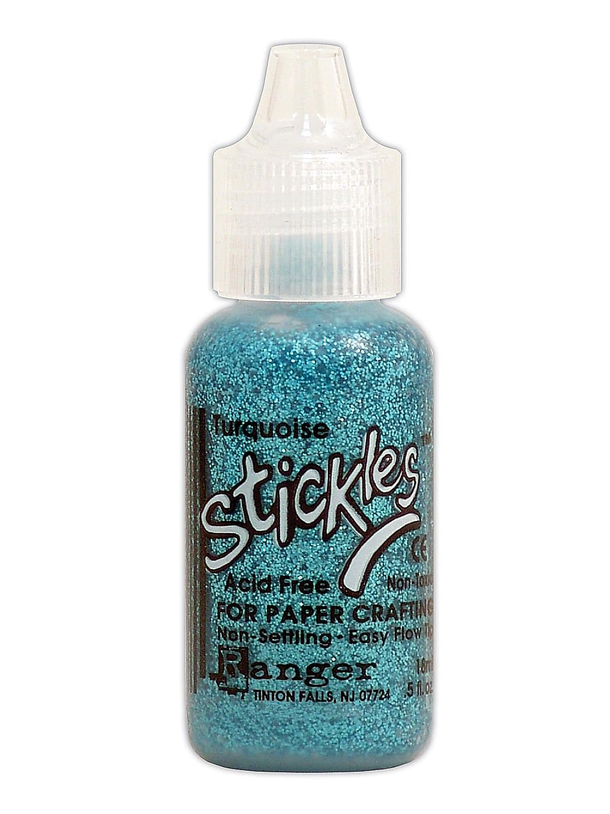 Ranger Stickles Glitter Glue Turquoise 0.5 Oz. Bottle [Pack Of 6]
