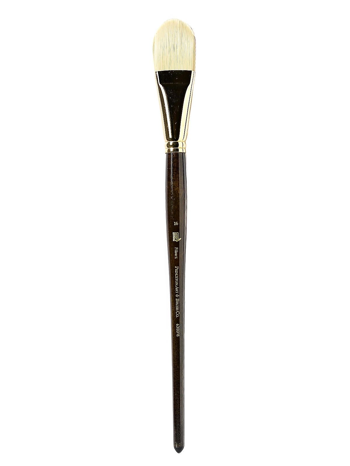 Princeton Series 6300 Synthetic Bristle Acrylic And Oil Brush, 16 Filbert (15014)