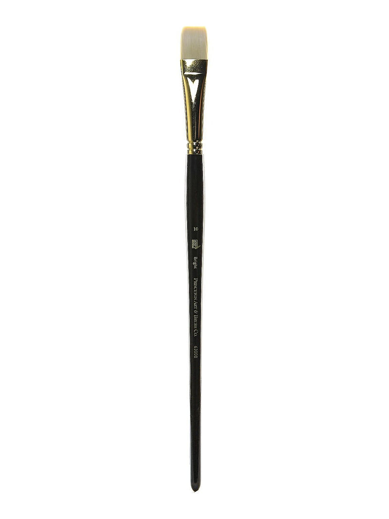 Princeton Series 6300 Synthetic Bristle Acrylic And Oil Brush, 10-Bright (15025)