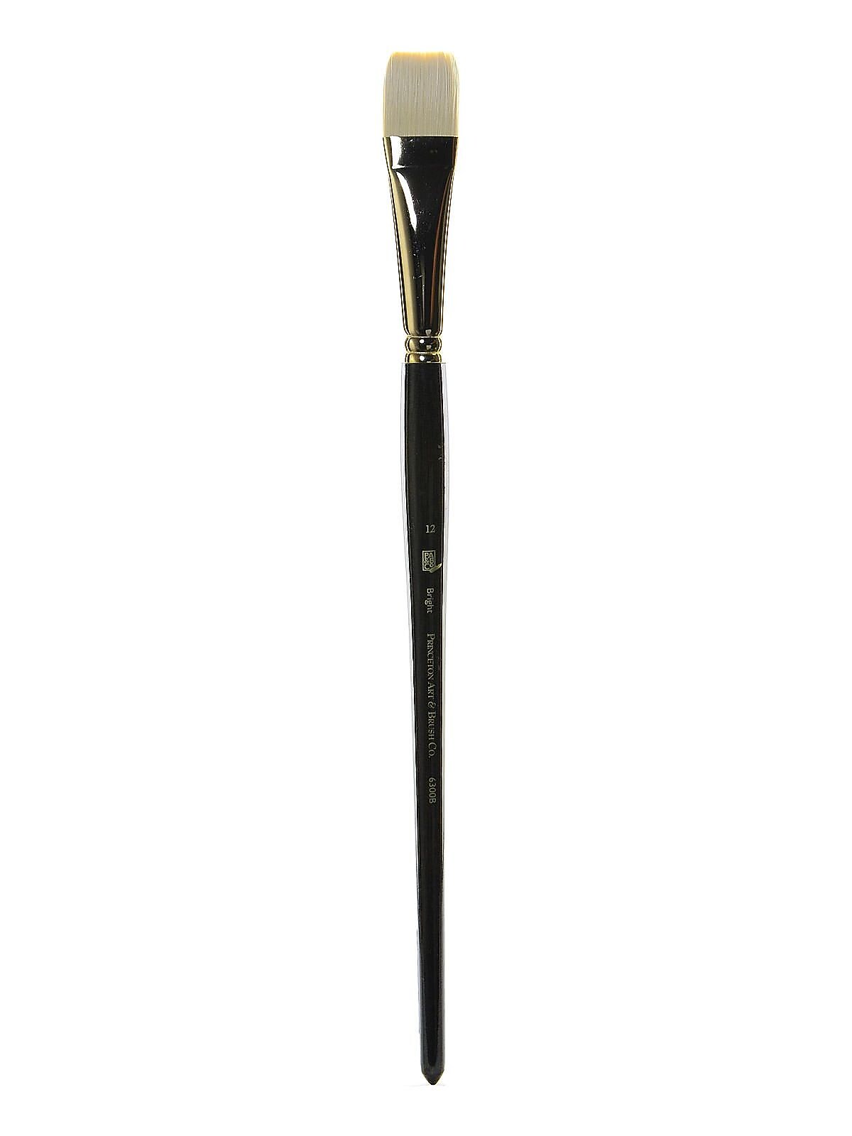 Princeton Series-6300 Synthetic Bristle Acrylic And Oil Brush, 12 Bright (15526)