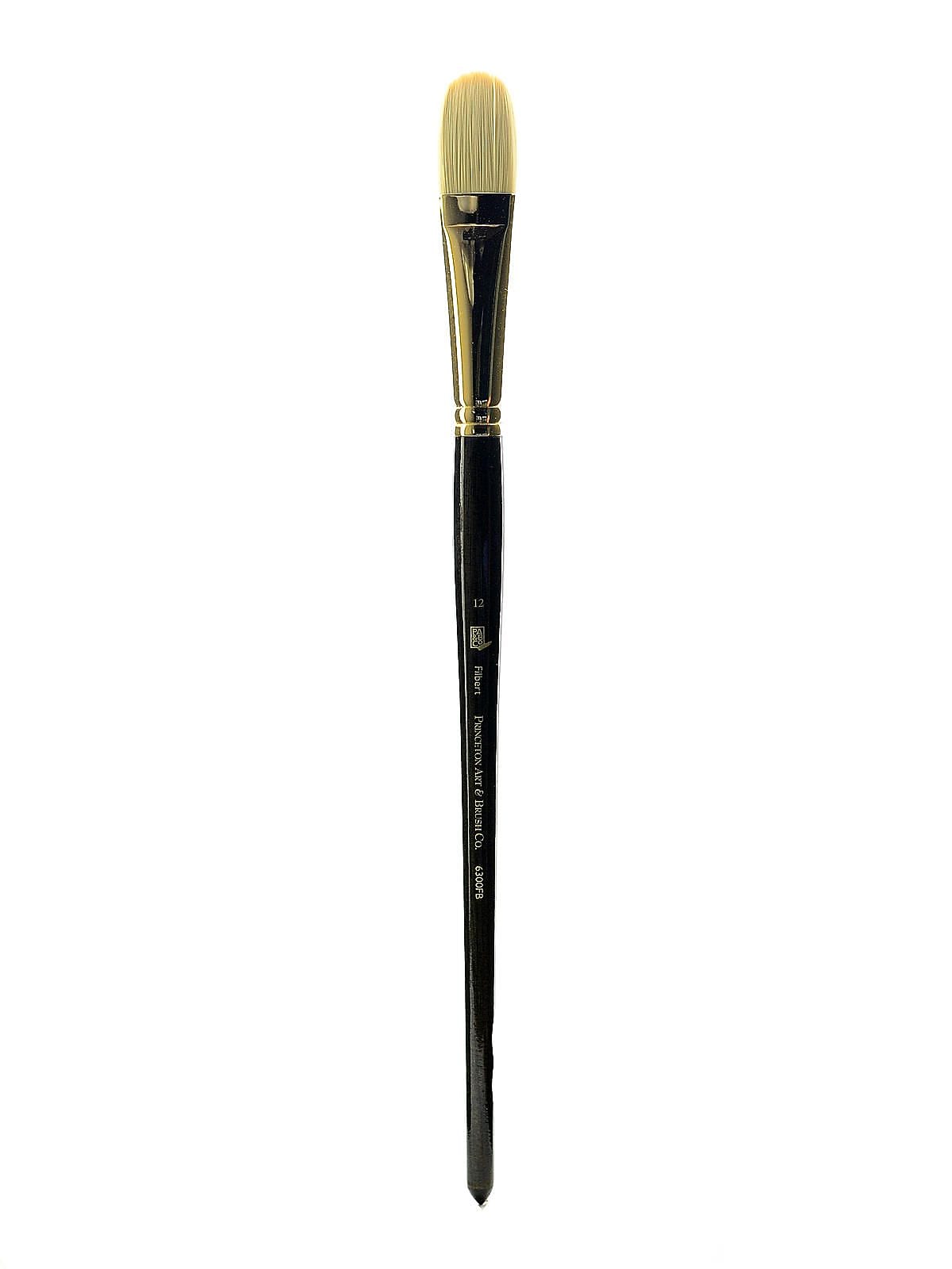 Princeton Series 6300 Synthetic Bristle Acrylic And Oil Brush 12 Filbert (16498)