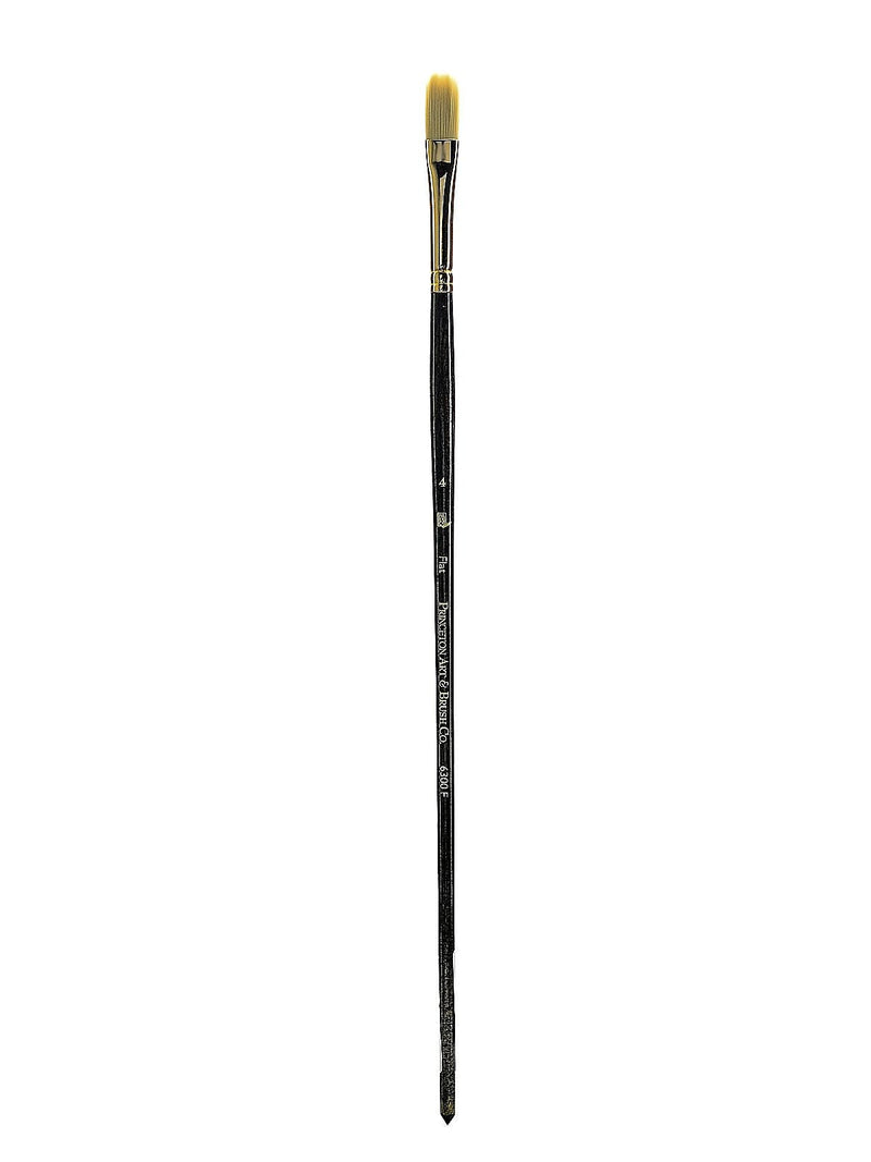 Princeton Series 6300 Synthetic Bristle Acrylic And Oil Brush, 4-Flat (17030)