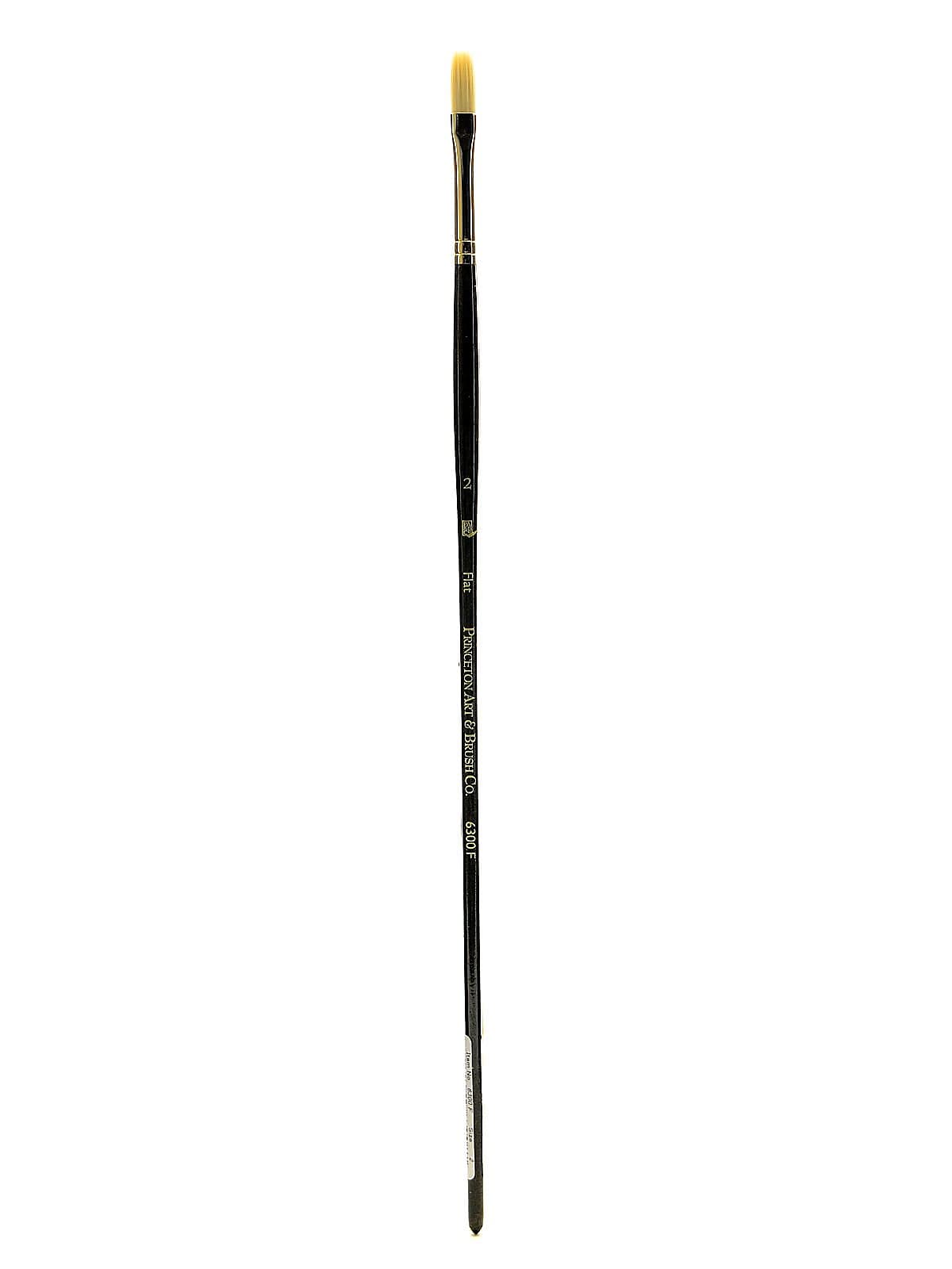 Princeton Series 6300 Synthetic Bristle Acrylic And Oil Brush 2 Flat