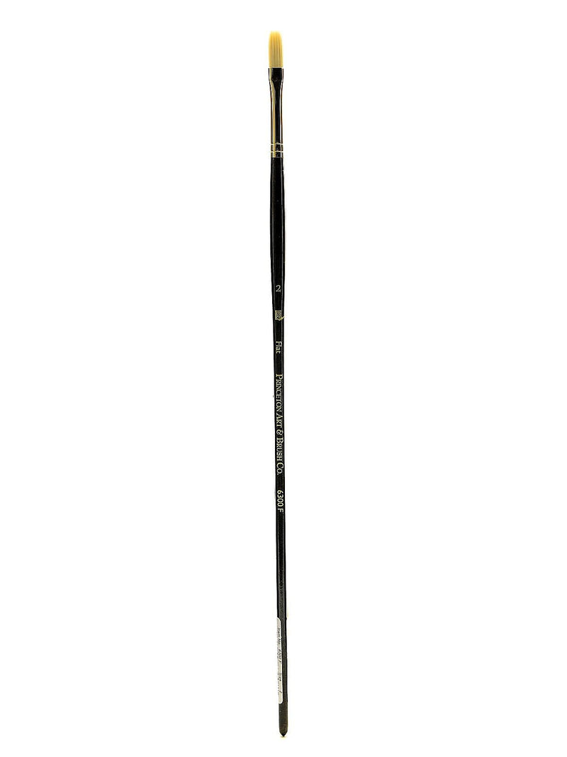 Princeton Series 6300 Synthetic Bristle Acrylic And Oil Brush 2 Flat