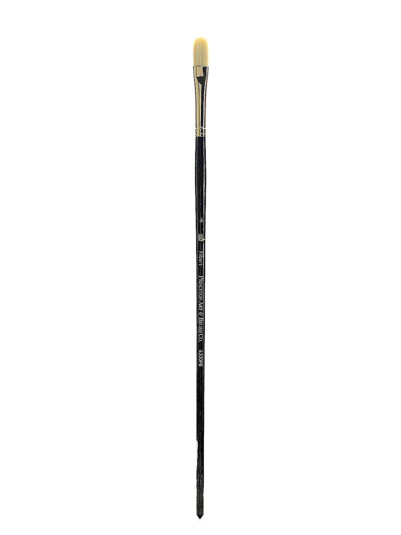 Princeton Series-6300 Synthetic Bristle Acrylic And Oil Brush, 4 Filbert (29162)