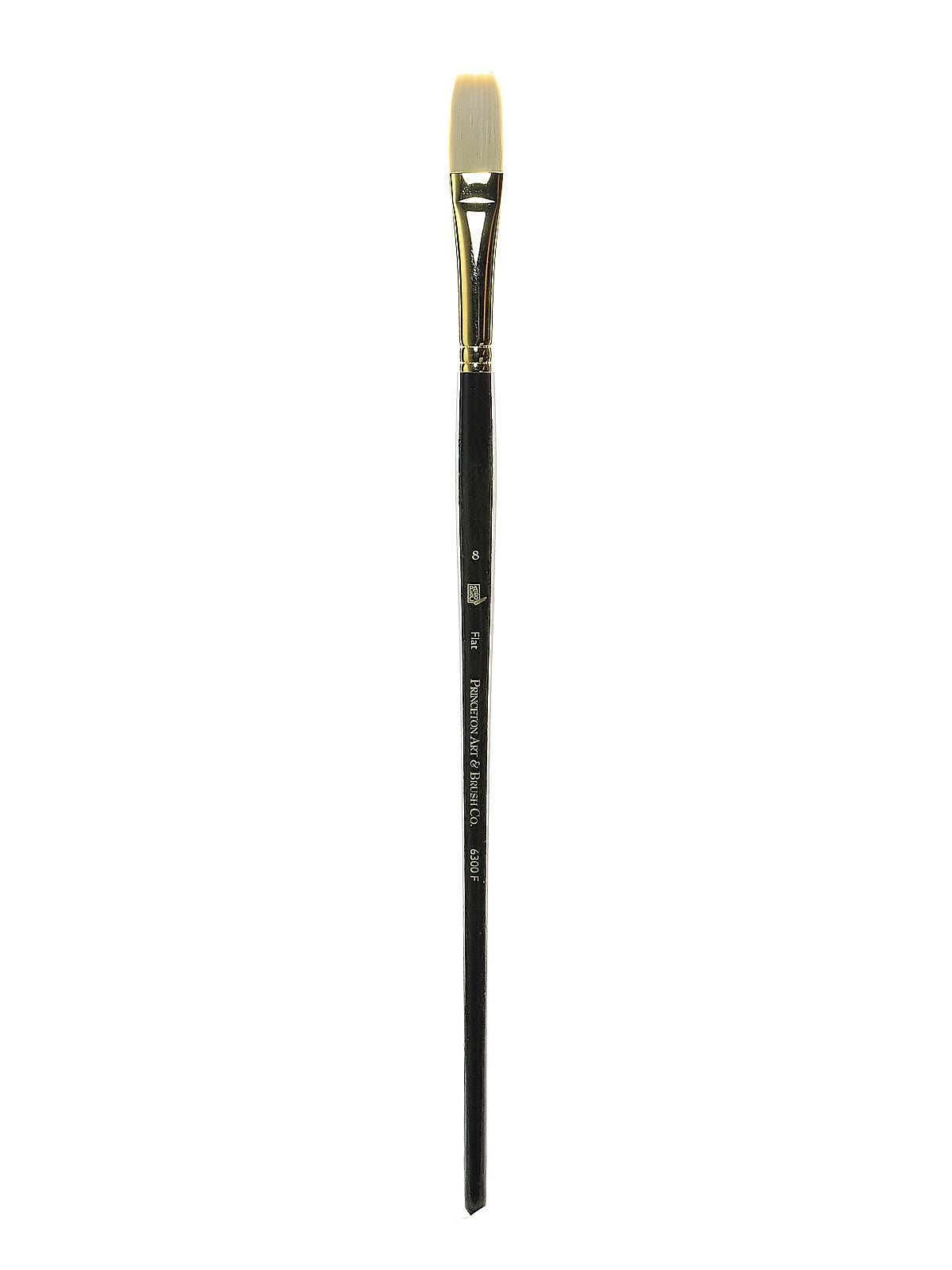 Princeton Series-6300 Synthetic Bristle Acrylic And Oil Brush, 8 Flat (30764)