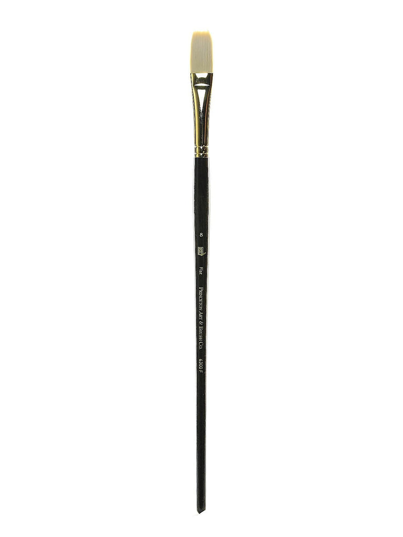 Princeton Series-6300 Synthetic Bristle Acrylic And Oil Brush, 8 Flat (30764)