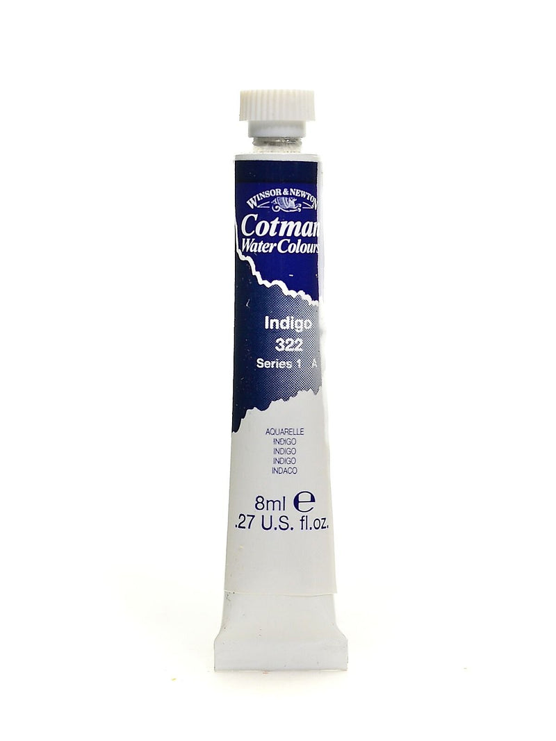 Winsor And Newton Cotman Water Colors Indigo 322 8 Ml Pack Of 4 (36334-Pk4)