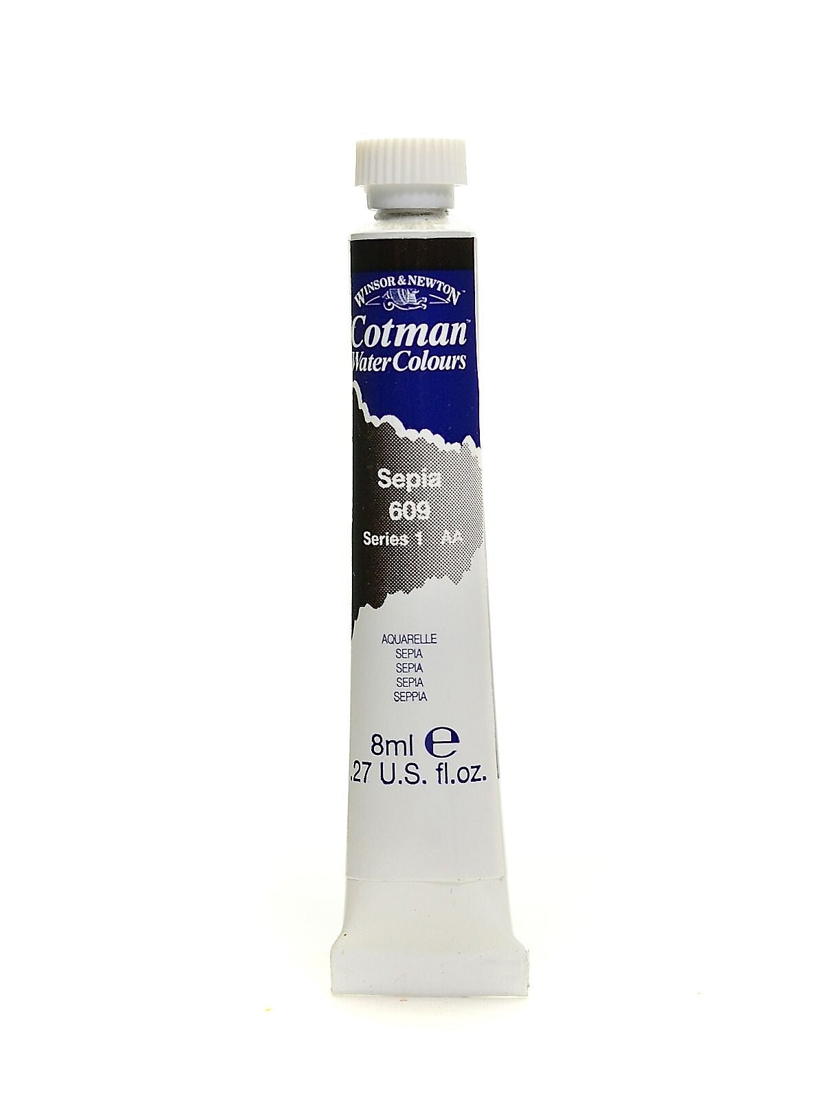 Winsor And Newton Cotman Water Colours, Sepia No 609, 8Ml, 4/Pack (40741-Pk4)