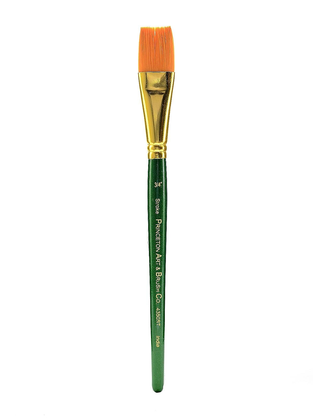 Princeton Series 4350 Synthetic Watercolor And Acrylic Brushes 3/4 In. Stroke