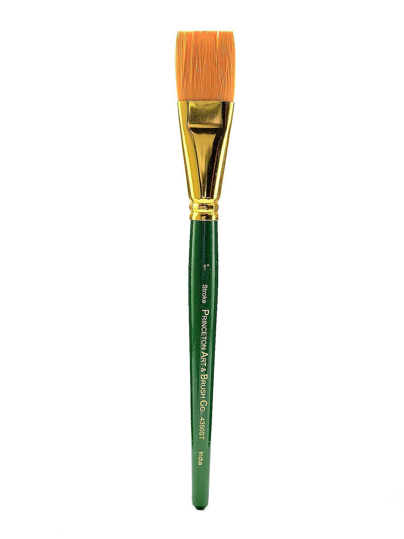 Princeton Series-4350 Synthetic Watercolor And Acrylic Brushes, 1" Stroke (28126)