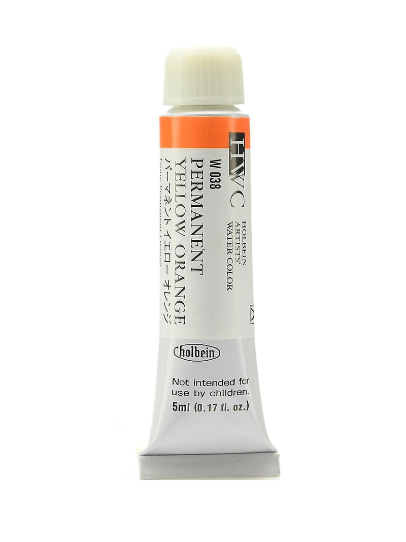 Holbein Artist Watercolor, Permanent Yellow Orange, 5Ml, 2/Pack ( 97126-Pk2)