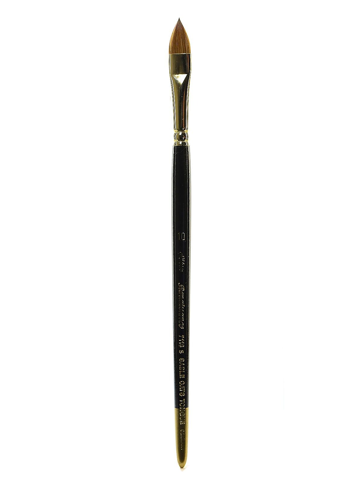 Silver Brush Renaissance Series Brushes Short Handle, 10 Cat's Tongue (11377)