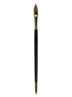 Silver Brush Renaissance Series Brushes Short Handle, 10 Cat's Tongue (11377)