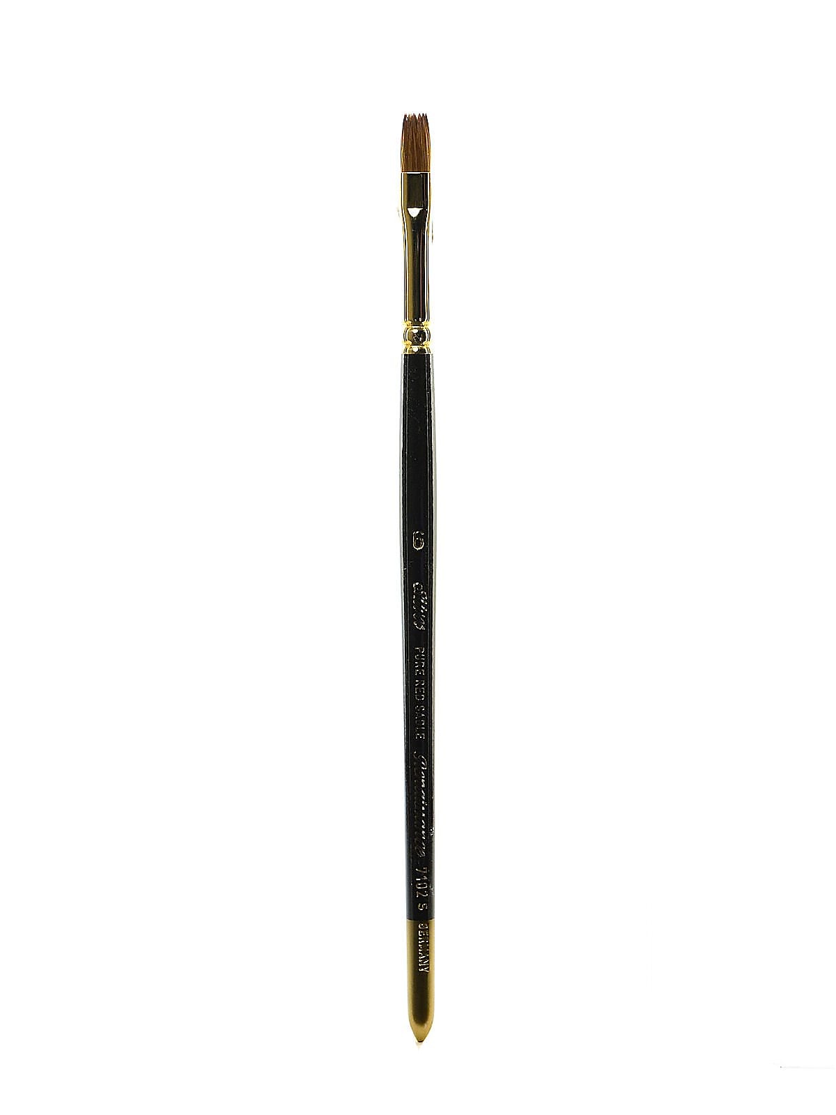 Silver Brush Renaissance Series Brushes, Short Handle 6 Bright (30726)