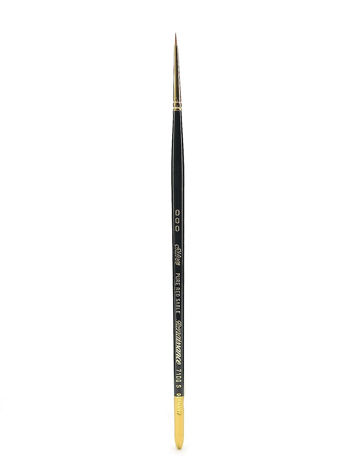 Silver Brush Renaissance Series Brushes, Short Handle 3/0 Round (82855)