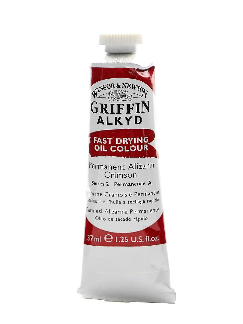 Winsor  And  Newton Griffin Alkyd Oil Colours Alizarin Crimson 37 Ml 4