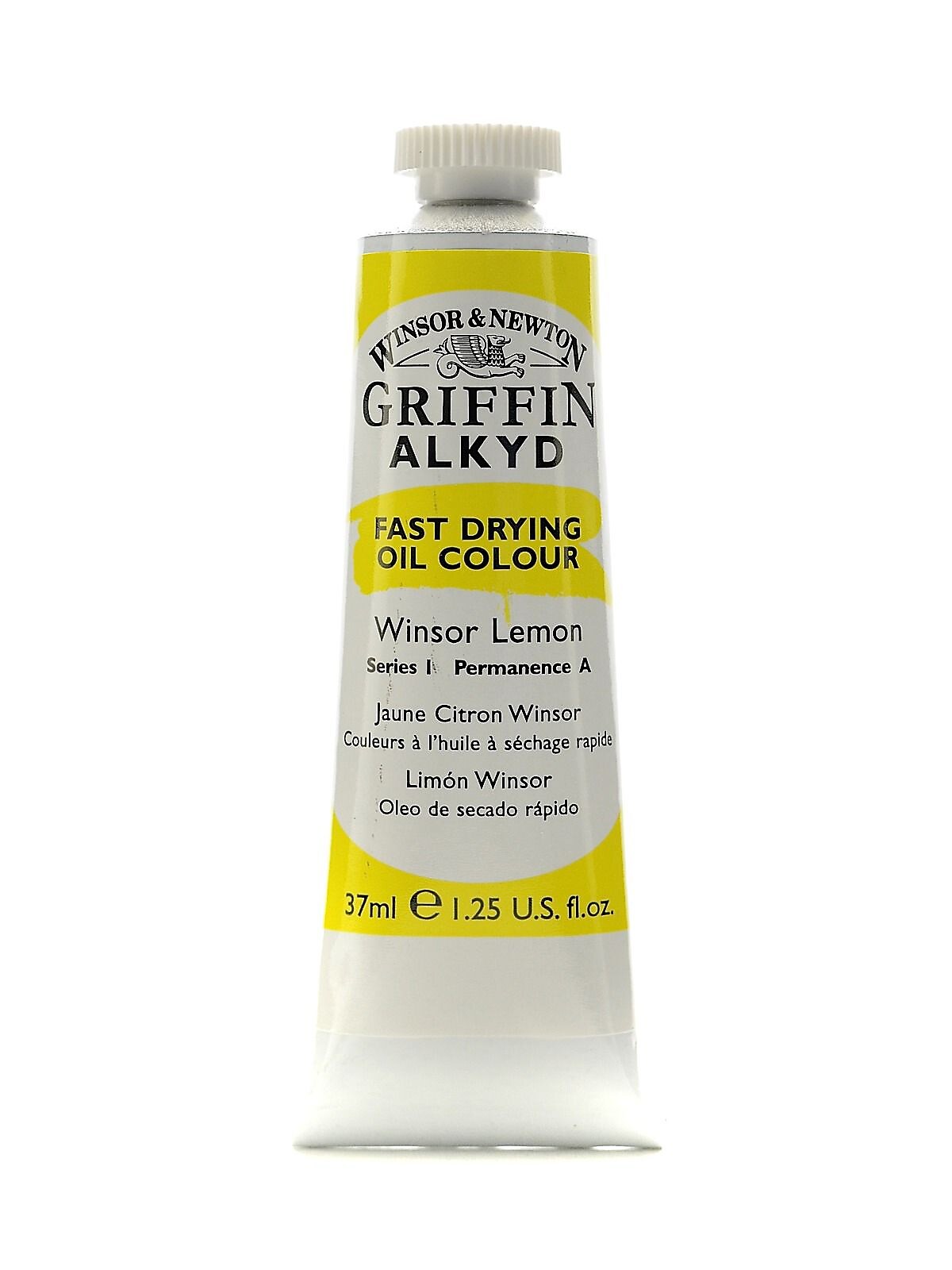 Winsor  And  Newton Griffin Alkyd Oil Colours Winsor Lemon 37 Ml 722 [Pack Of 3]